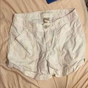 White or cream shorts